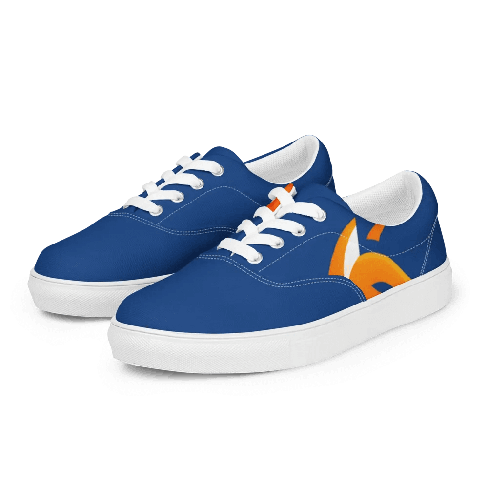 NogoBig Chaussures à lacets femme bleues product image (5)