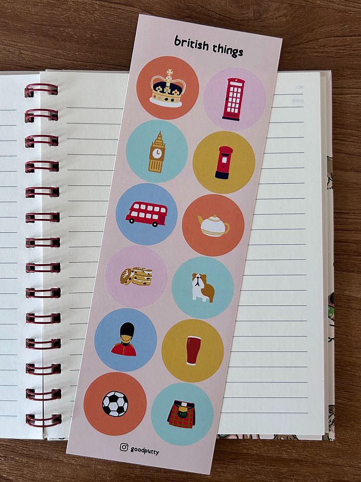 Sticker Sheet - British Things product image (1)