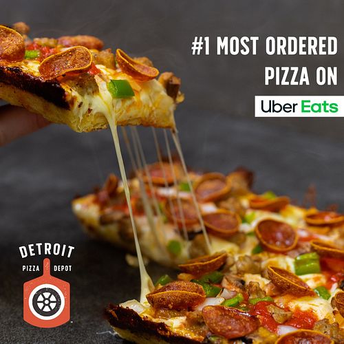 Exciting news to share, fam. Thanks to you, Detroit Pizza Depot has been the # 1 MOST ORDERED pizza on @ubereats across our H...