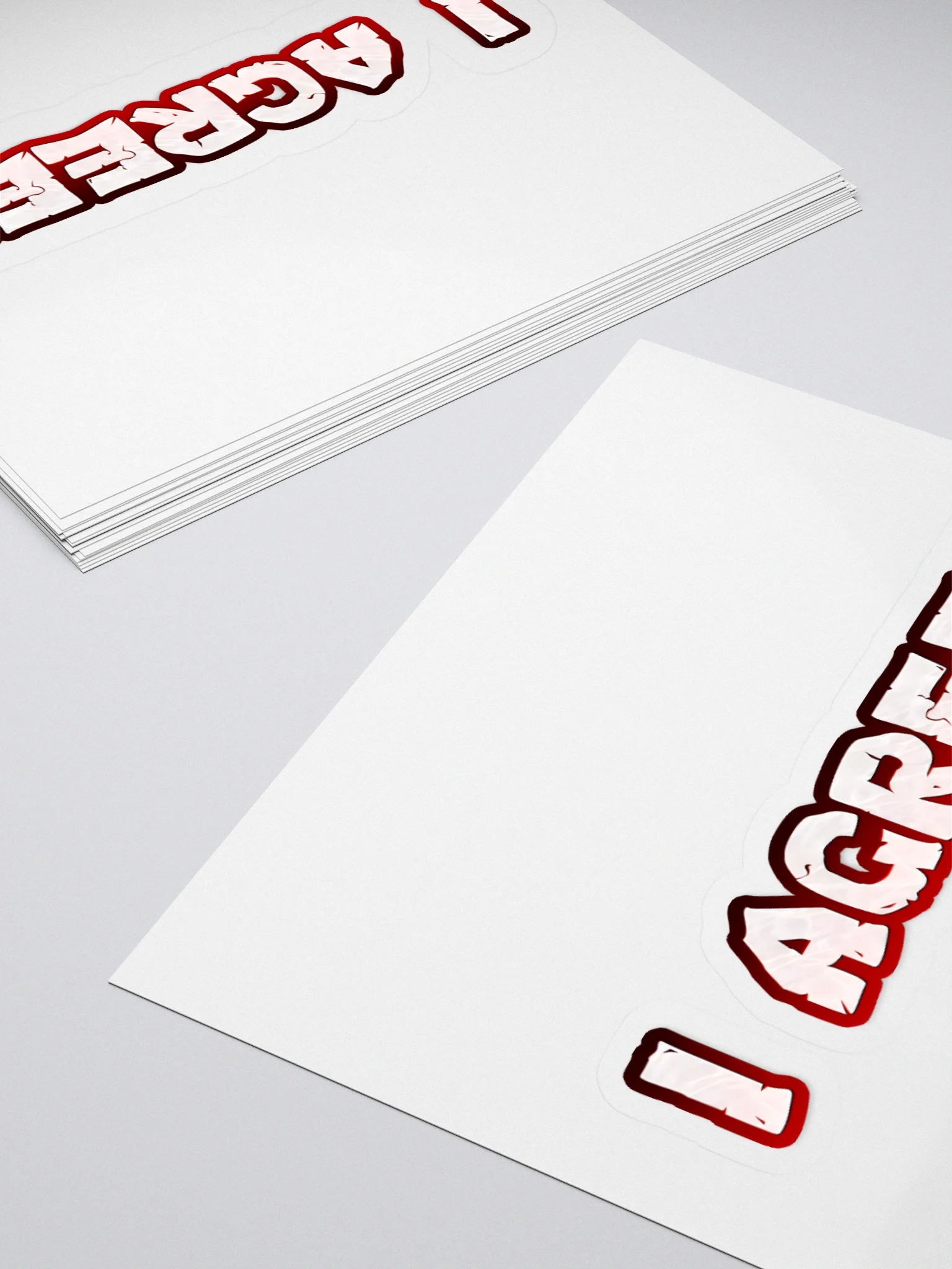 CRAVONE - I AGREE STICKERS product image (4)