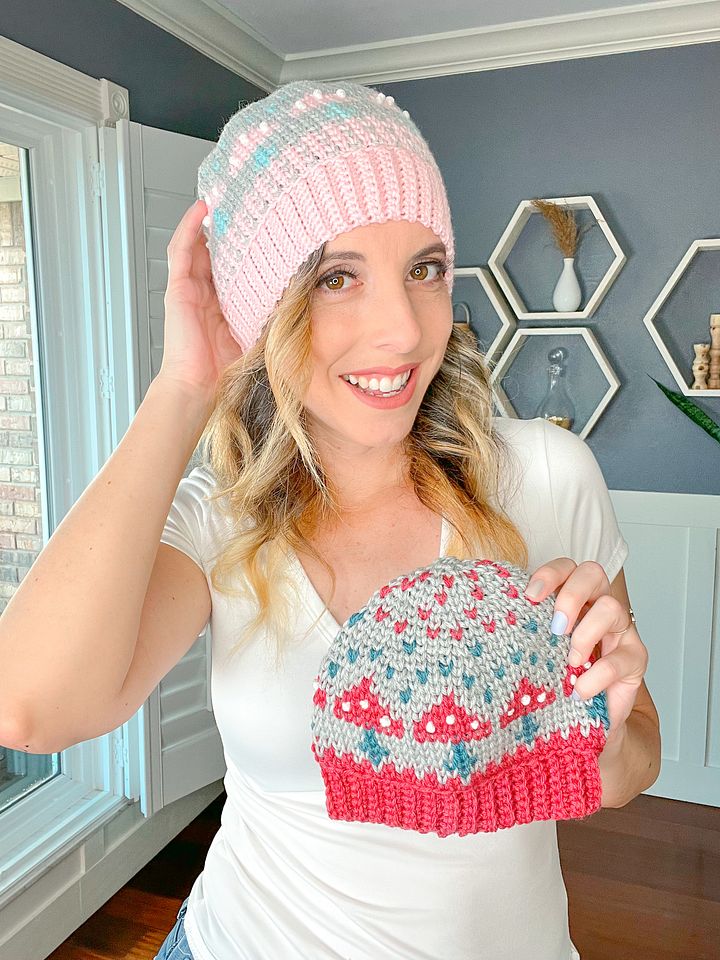 Mushroom Hat Crochet Pattern (4 Sizes) product image (2)