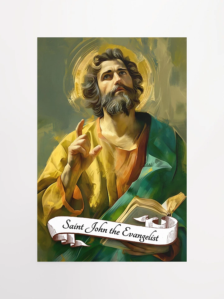 Saint John The Evangelist Patron Saint of Love, Loyalty, Friendships, Authors Matte Poster product image (2)