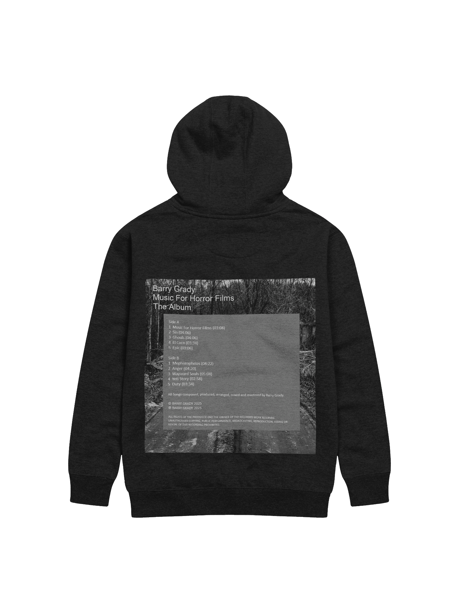 'Music For Horror Films' Unisex Hoodie product image (18)