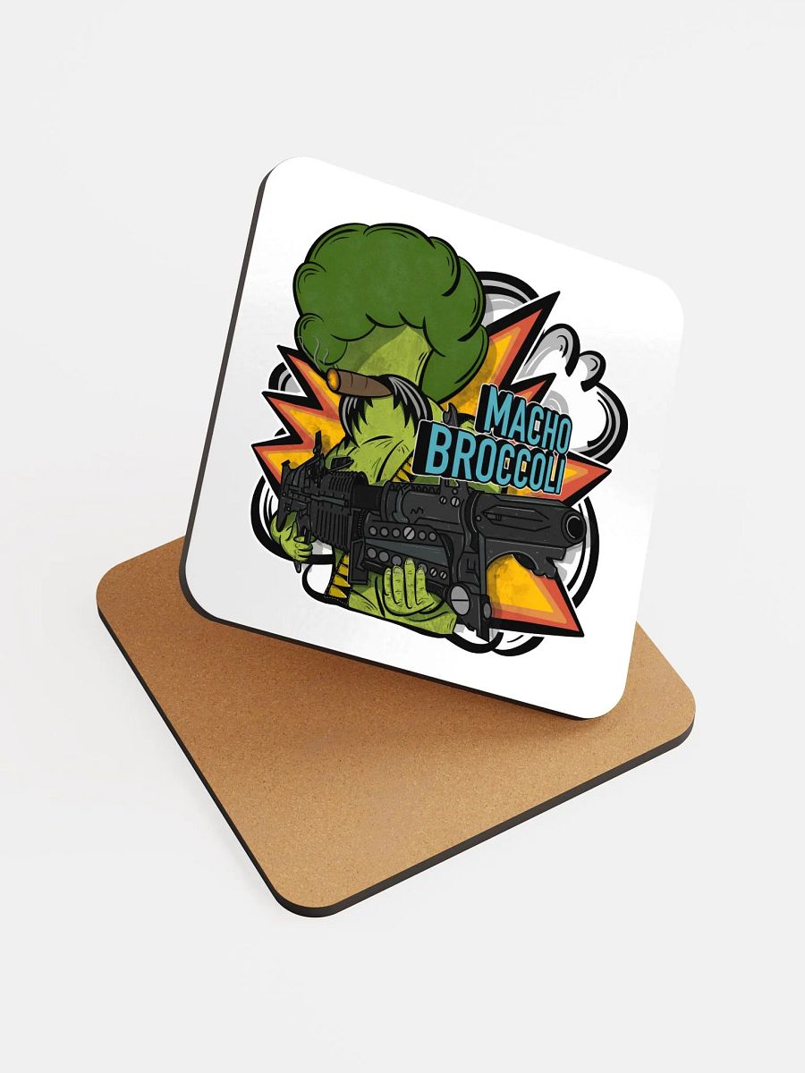 Macho Broccoli 2.0 Coasters product image (3)