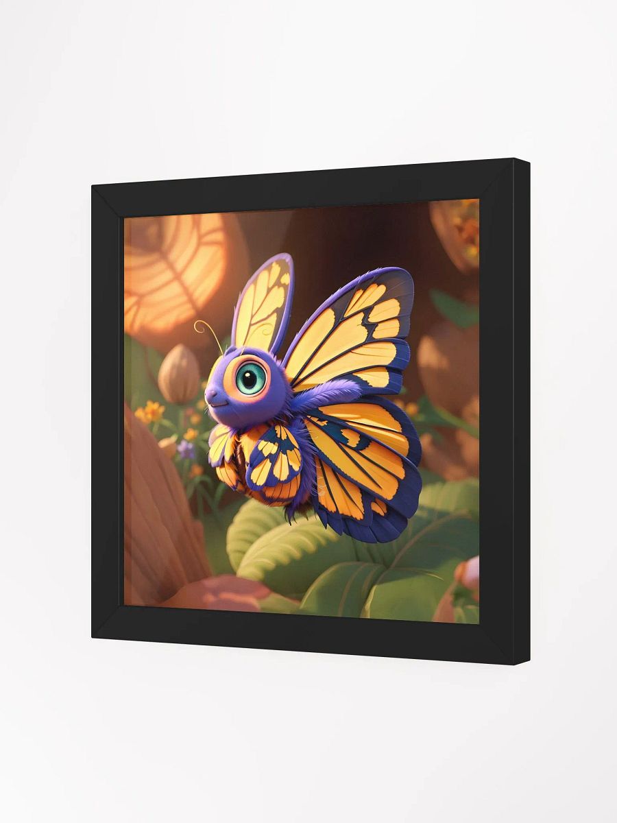 Endangered Species - Mexico - Monarch Butterfly Eco-Friendly Ayous Wood Framed Poster product image (2)