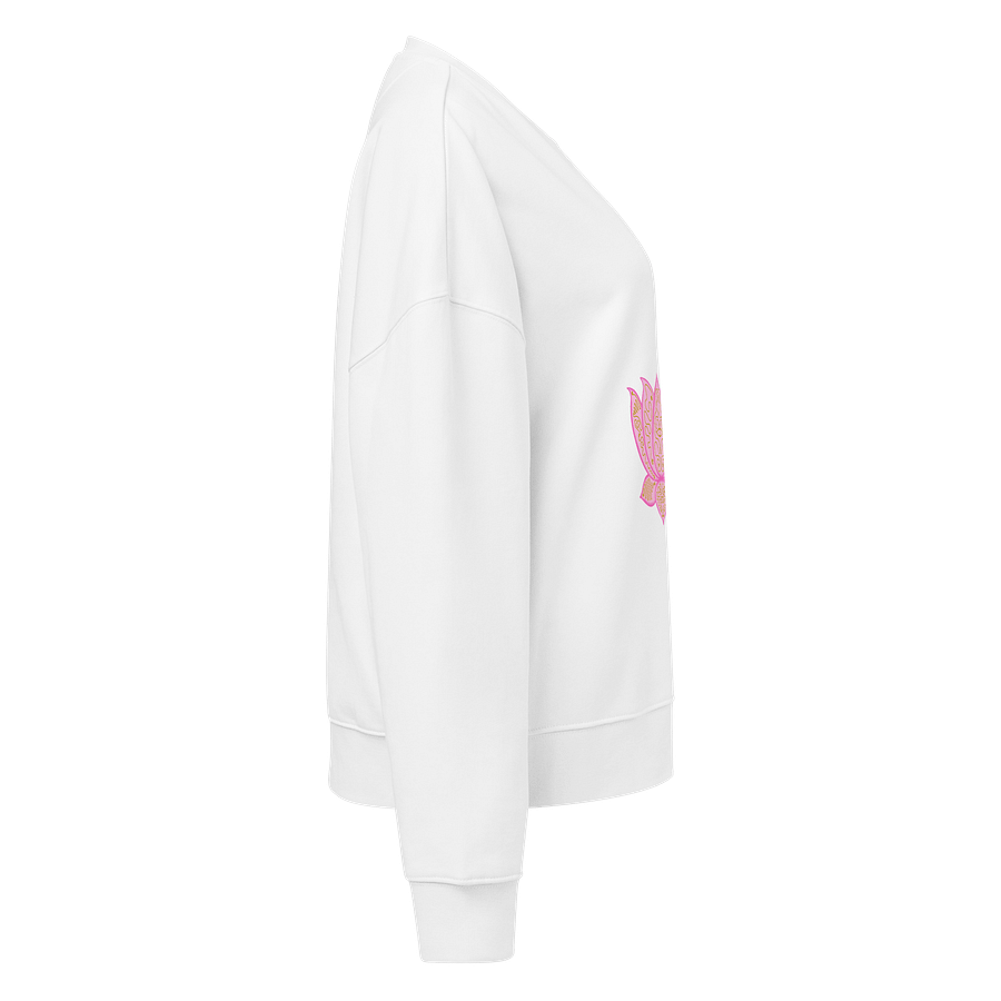 Lotus Bloom Organic Sweatshirt product image (4)