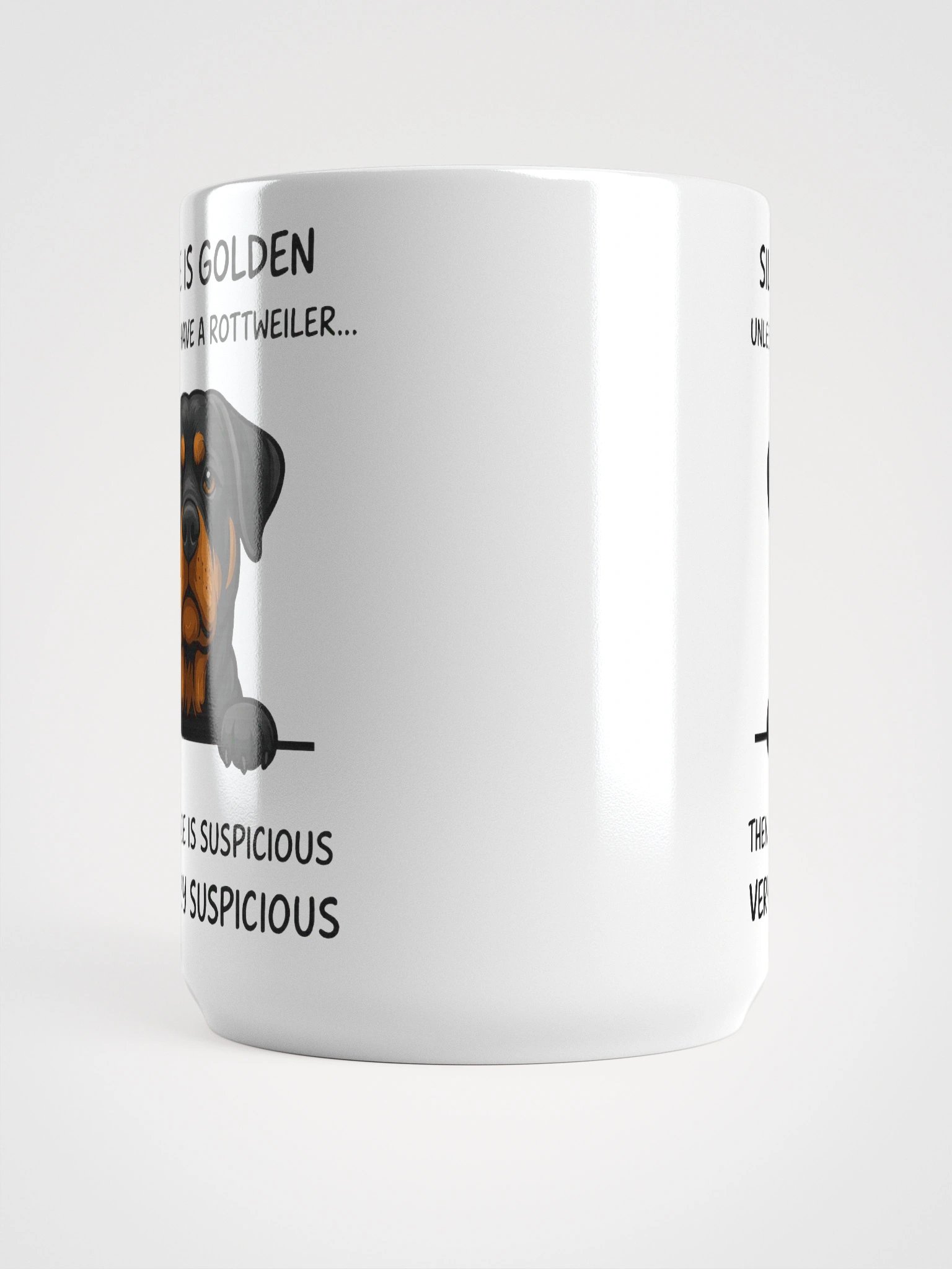Rottweiler Silence is Golden Mug product image (5)
