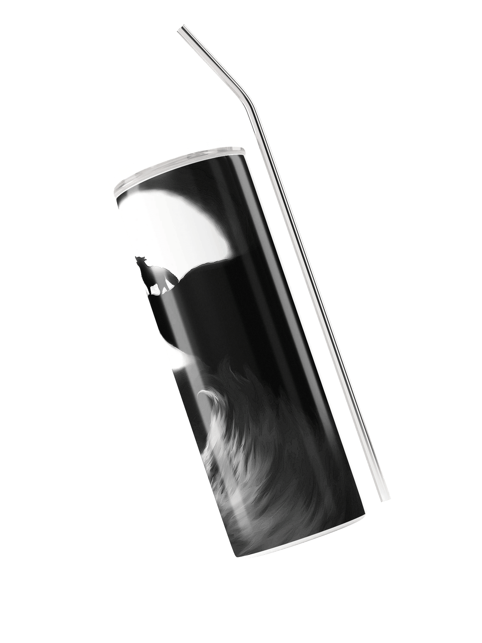 Lunar Wolf Stainless Steel Tumbler product image (3)