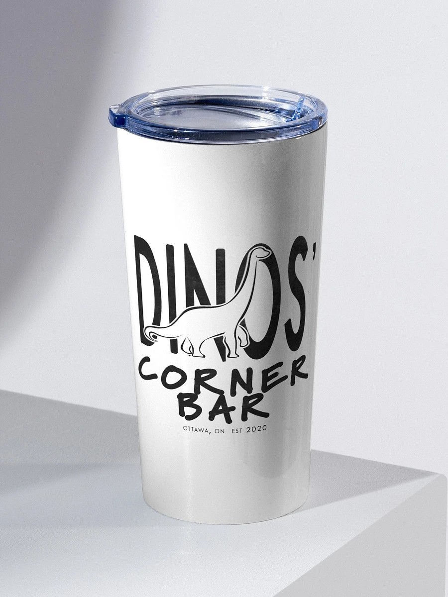Dinos' Corner Bar Steel Tumbler [Dark] product image (1)