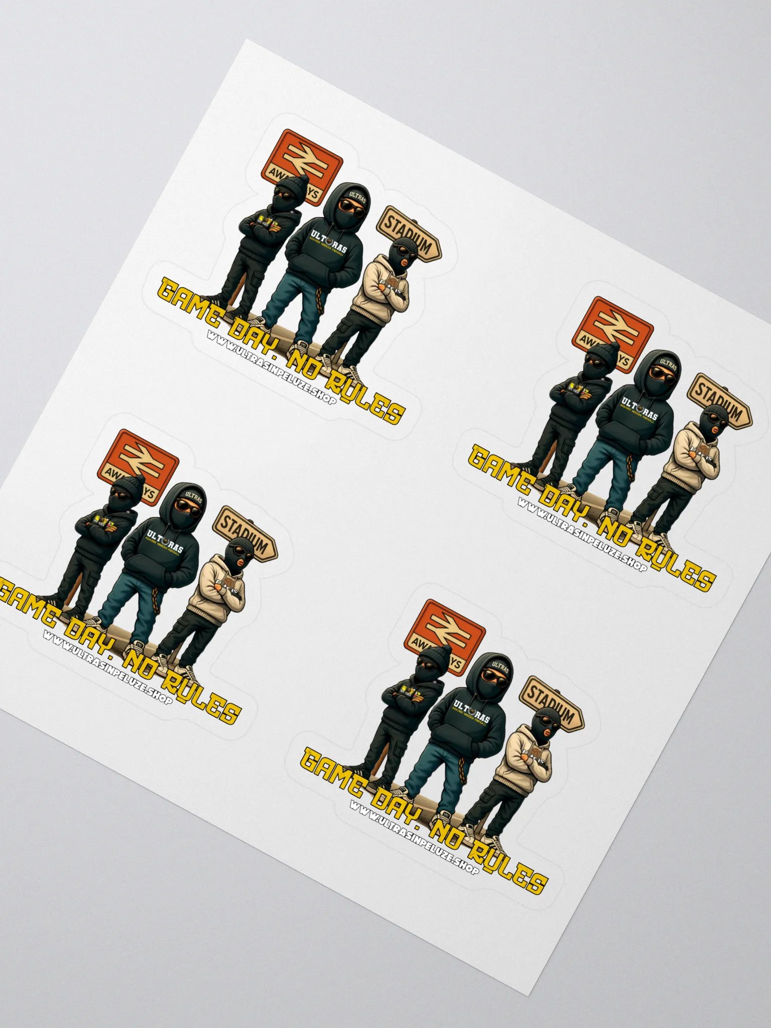 Set 4 stickere Ultras – Game Day. No Rules product image (2)