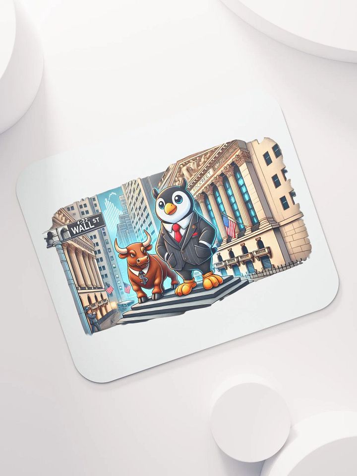 Penguin of Wall Street Mouse Pad product image (2)