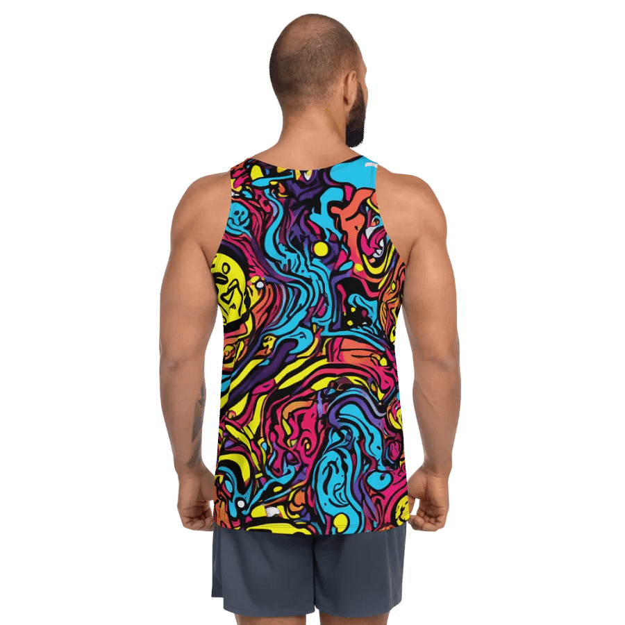 Supernova Dodgeball Club All-Over Print Men's Tank Top product image (3)