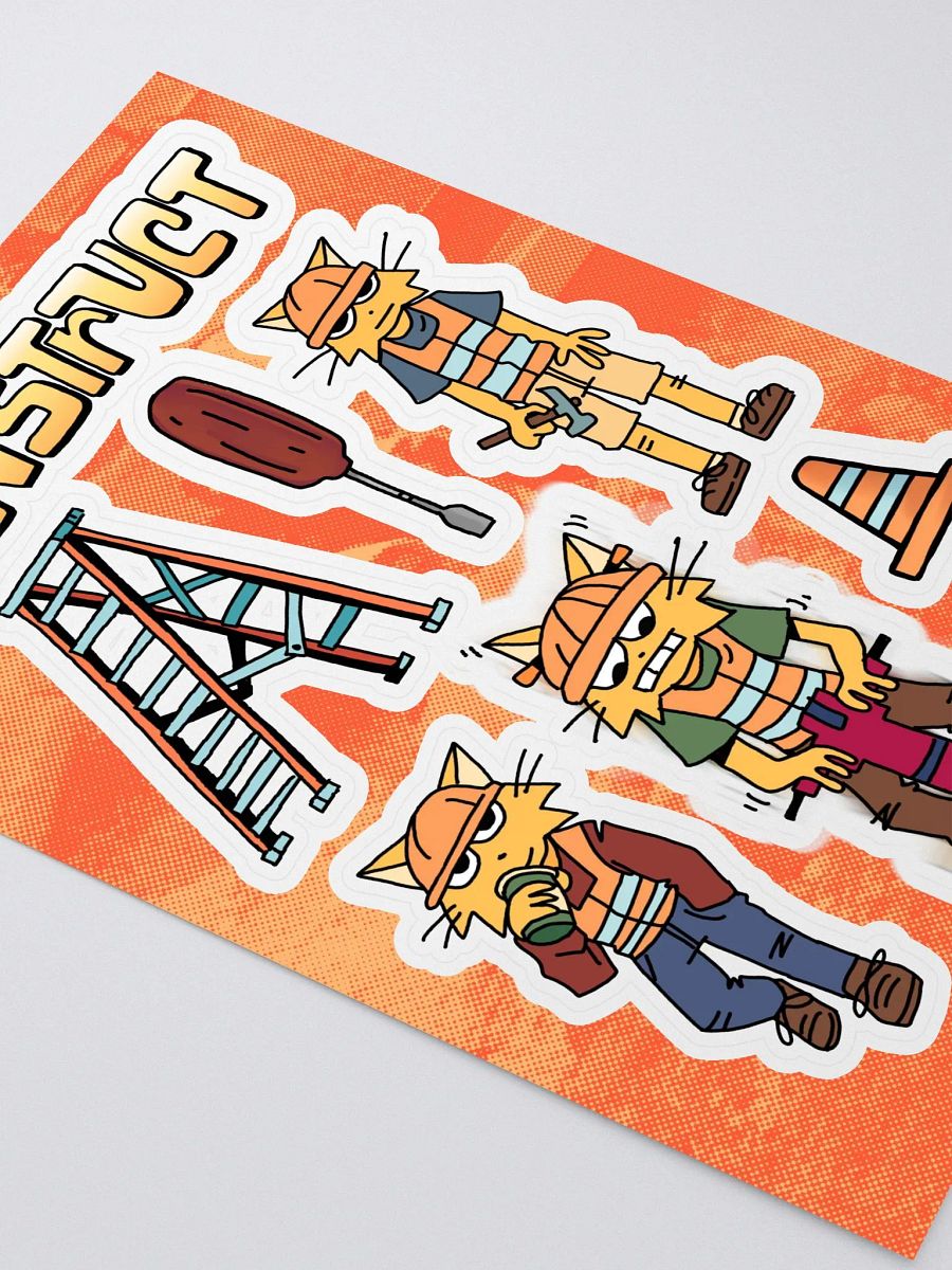 CONSTRUCTION Sticker Sheet product image (3)