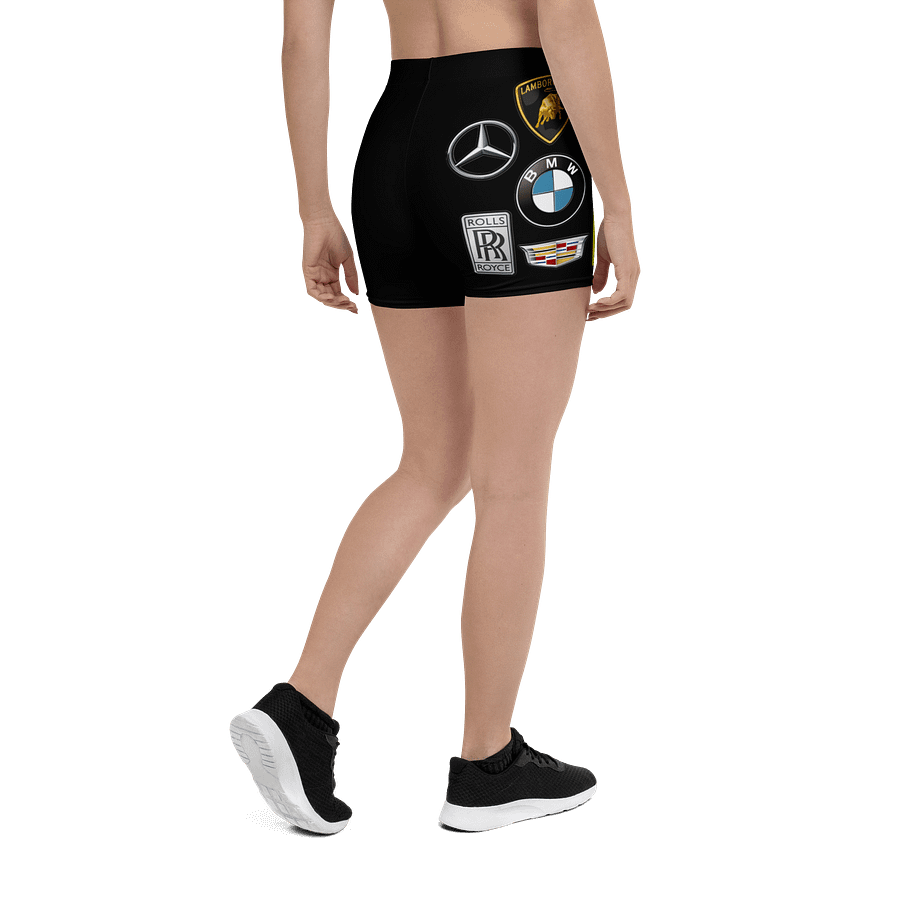 Luxury Car Logo All Over Print Women Shorts product image (3)