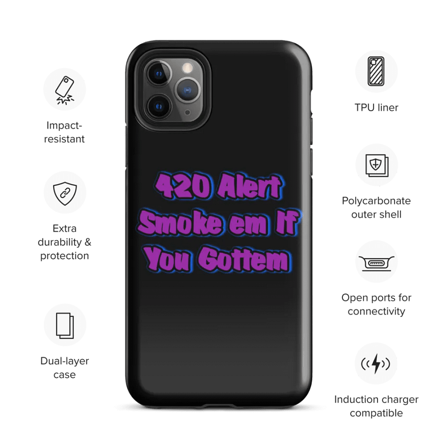 420 Alert Purple Haze iPhone® Tough Case product image (35)
