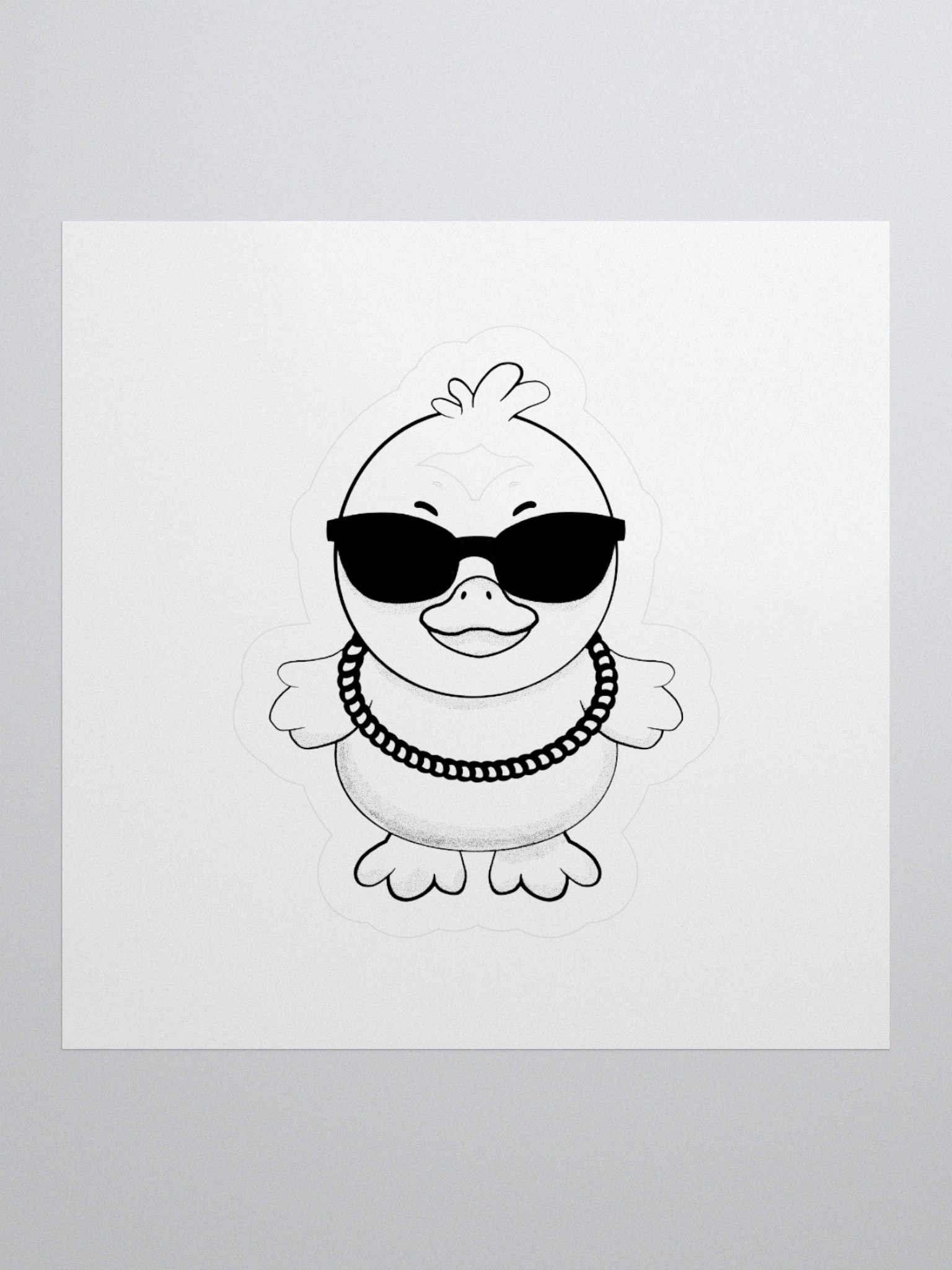 Too Cool For the Pond Kiss Cut Stickers product image (1)