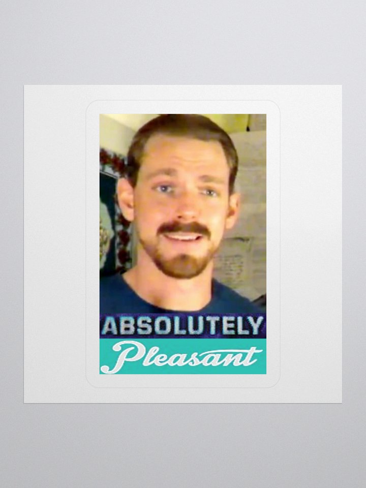 Absolutely Pleasant sticker product image (1)