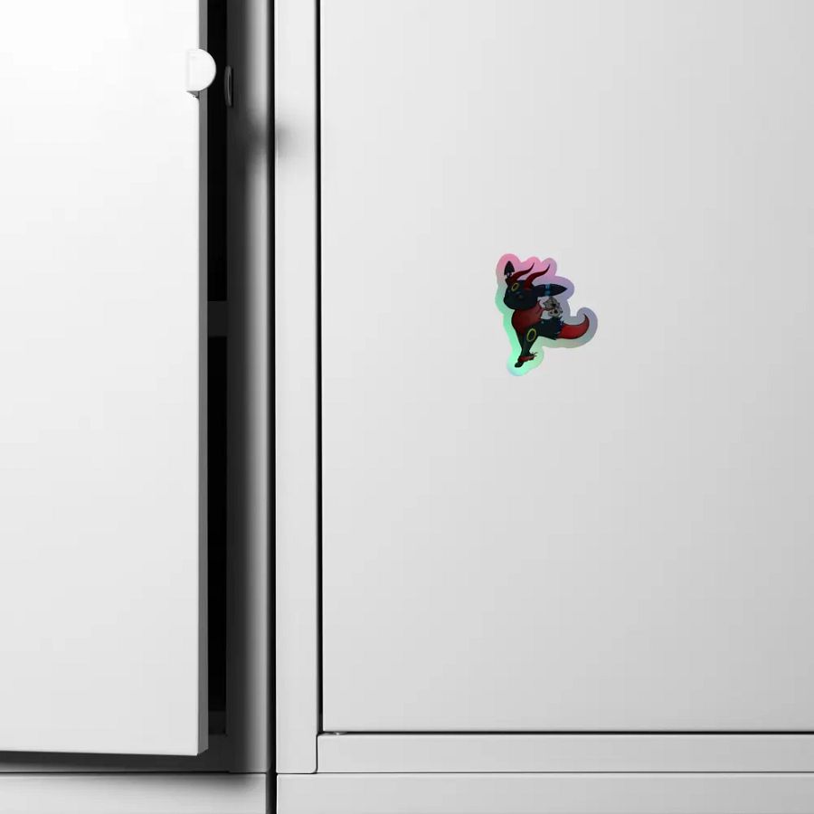 Mythical Fox Pirate Holographic Sticker product image (6)