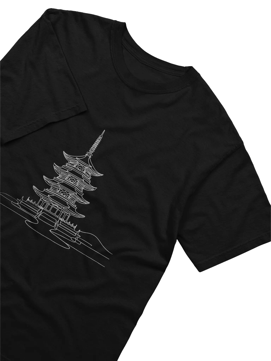 Japanese Pagoda Line Art T-Shirt product image (14)
