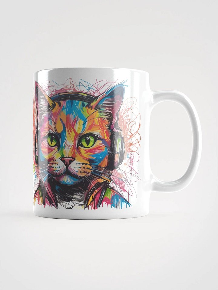 Graffiti Scribbles Cat 1 , Mug product image (1)