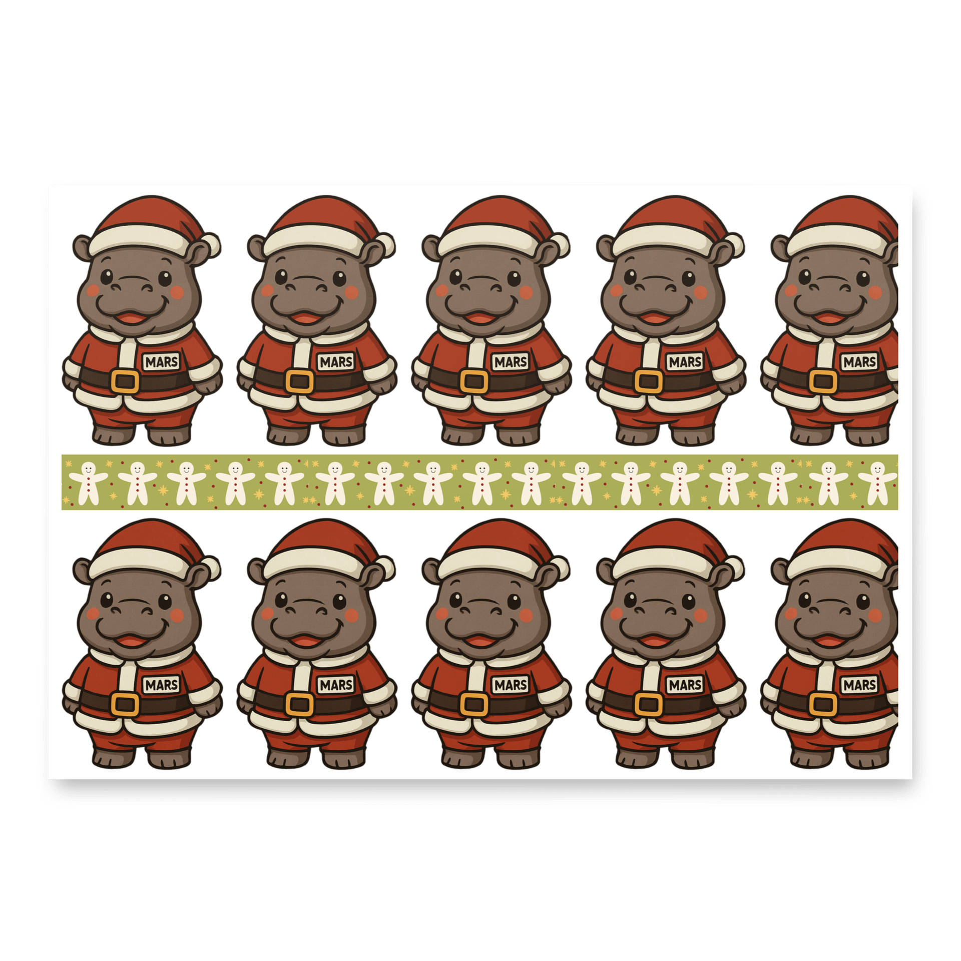 Mars Holiday Wrapping Paper (3 sheets) product image (2)