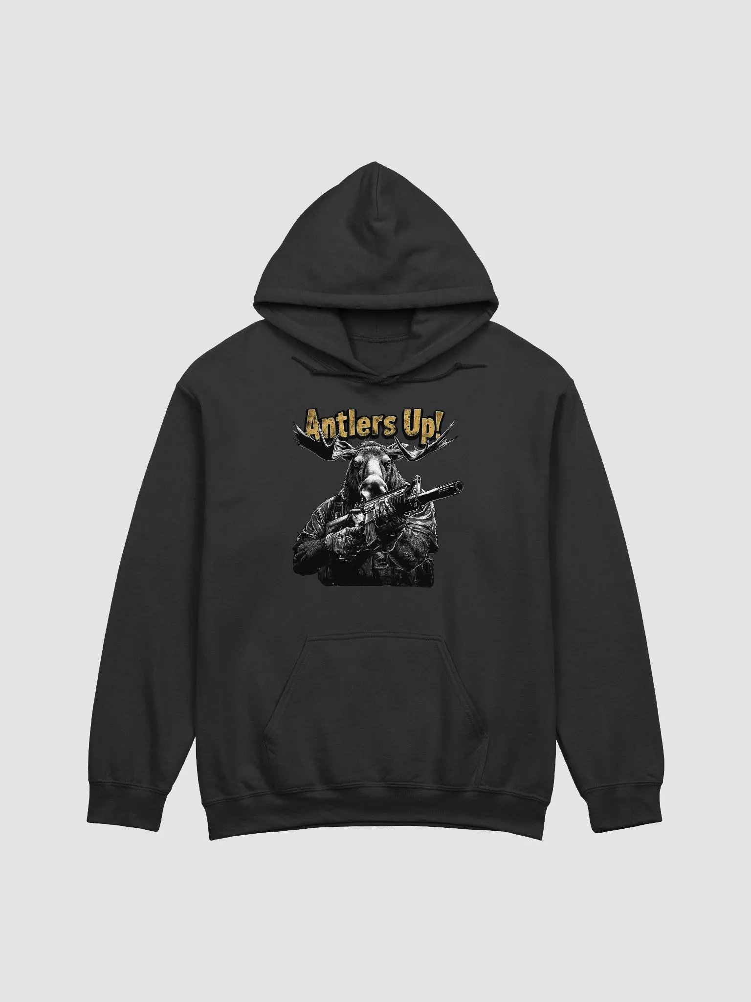 Antlers Up! Moose PMC Hoodie (G) product image (5)