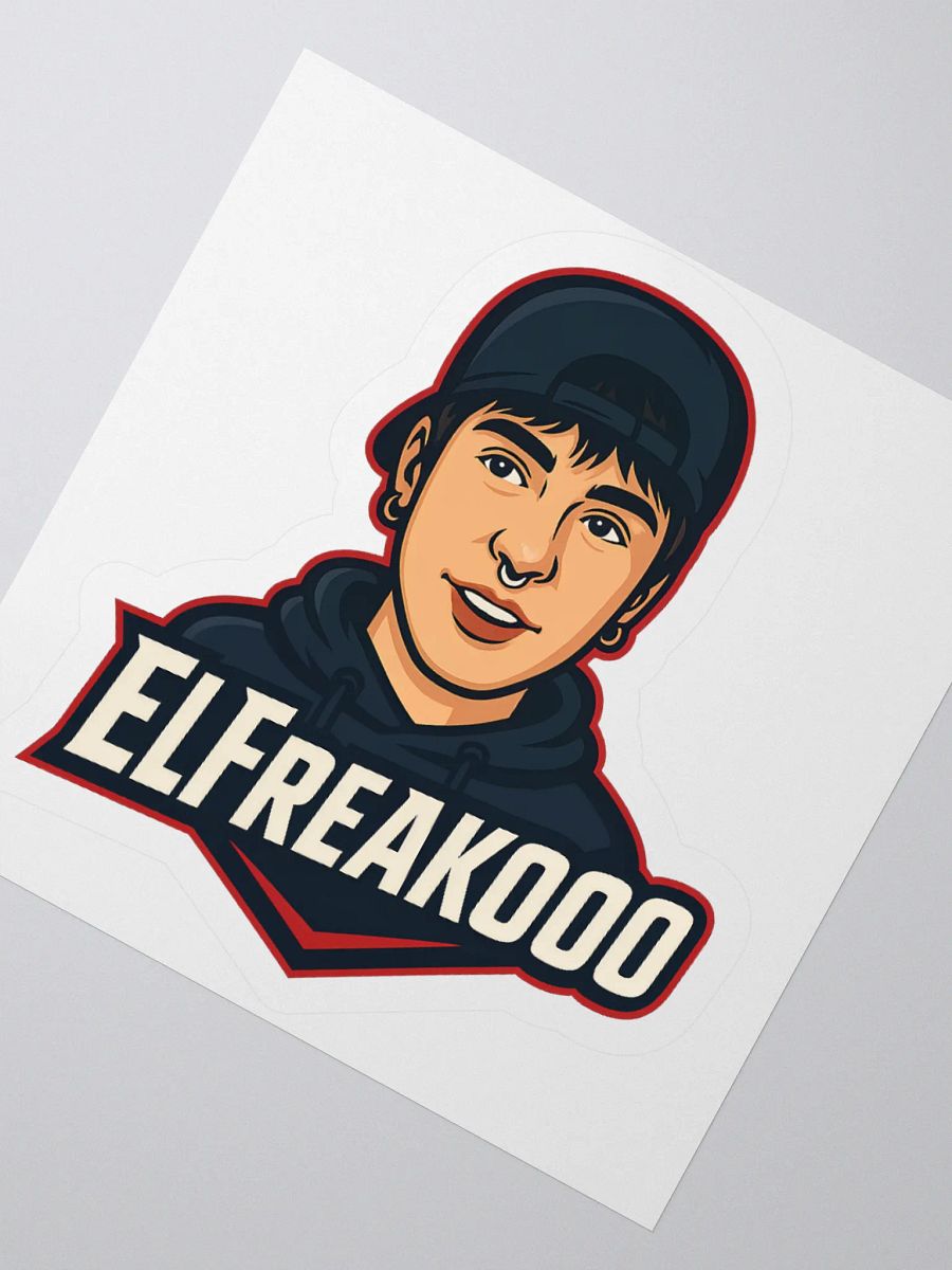 ElFreakooo Logo Sticker product image (5)