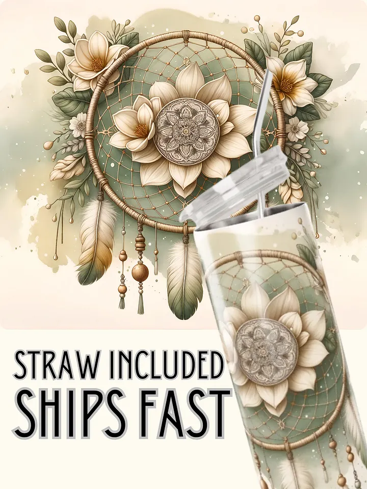 Dreamcatcher Delight Stainless Steel Tumbler product image (1)