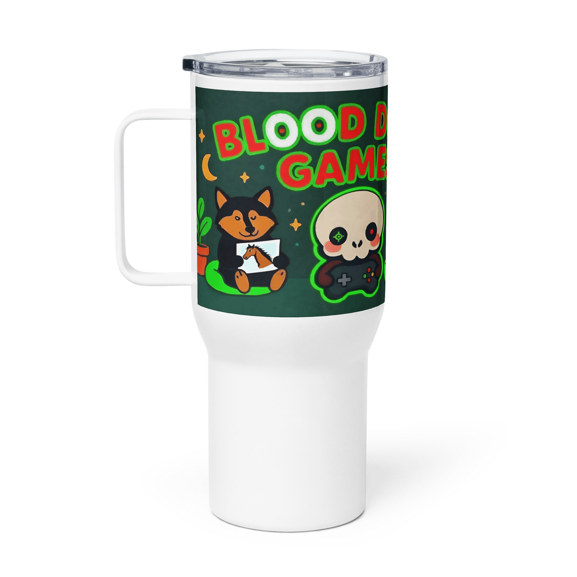 Cozy Lyfe x Blood Does Games Travel Mug (25oz & 40oz) product image (1)