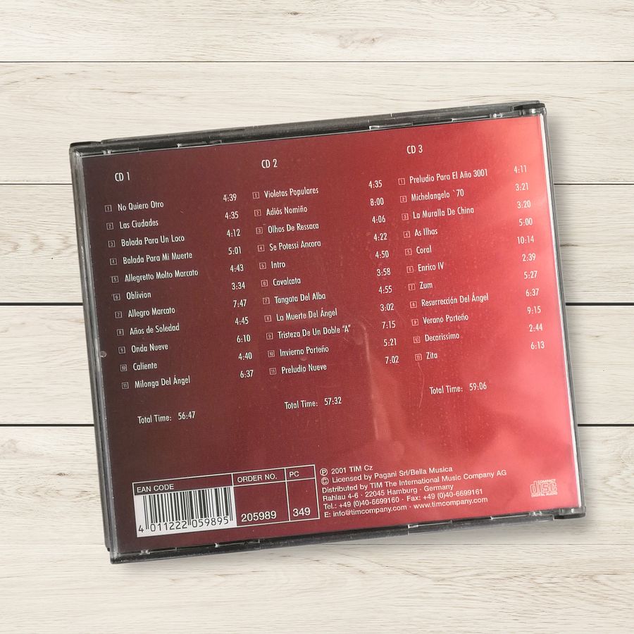 Astor Piazzolla - Anos De Soledad 3xCD Box Set, New Tango Music Album, Limited Edition Tango Nuevo Trilogy product image (2)
