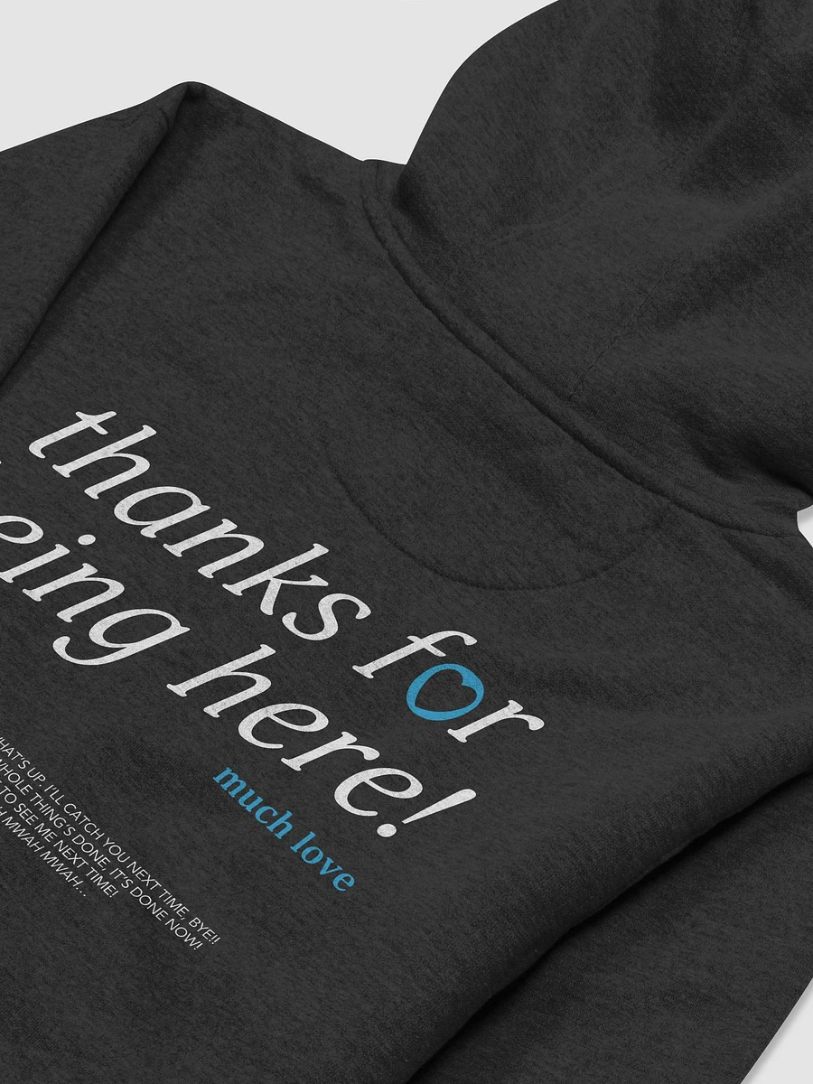 thanks for being here! Hoodie (Blue) product image (26)