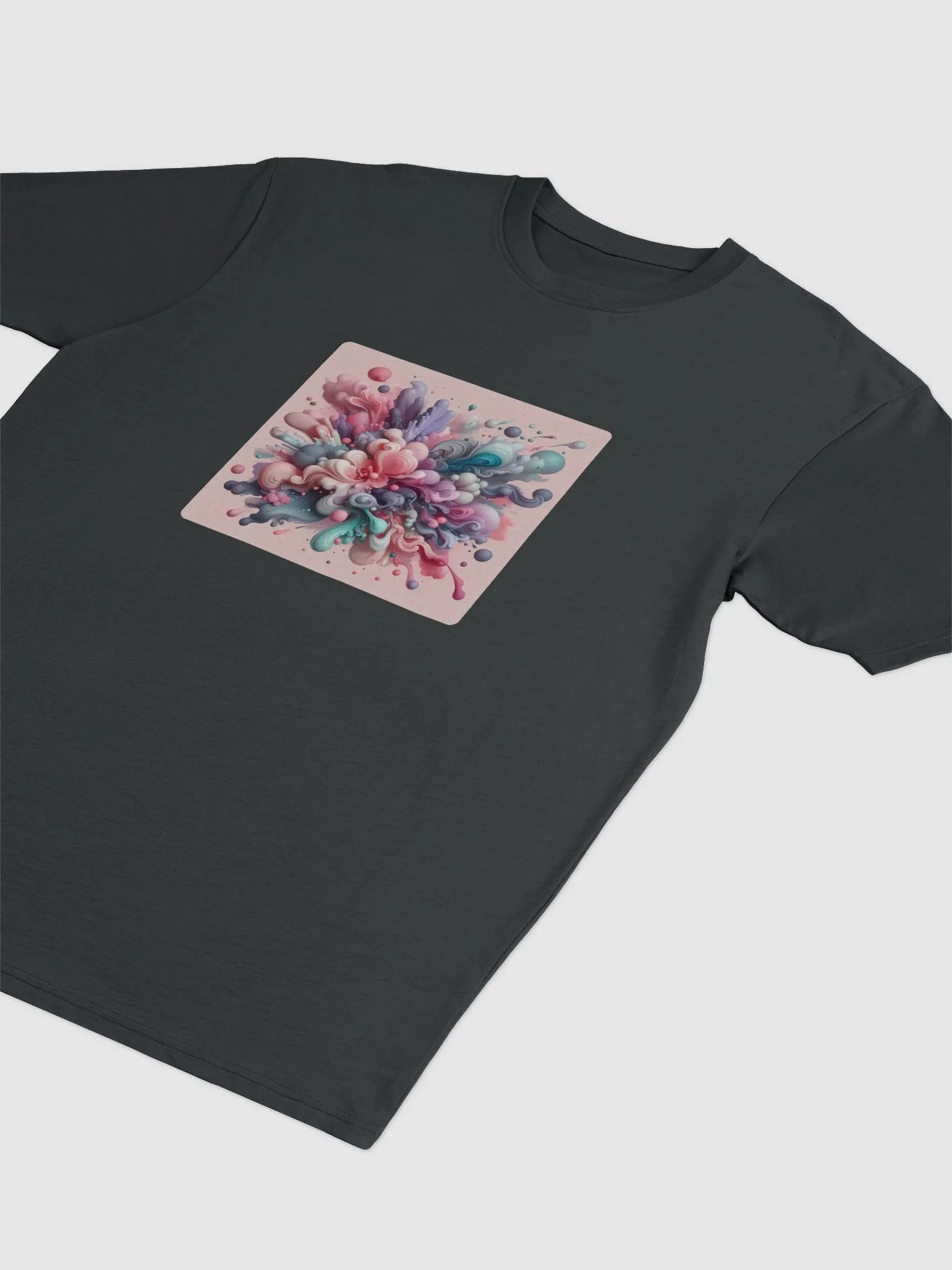 Swirling Dreams Men's Premium Tee | AI Design abstract fluid product image (3)
