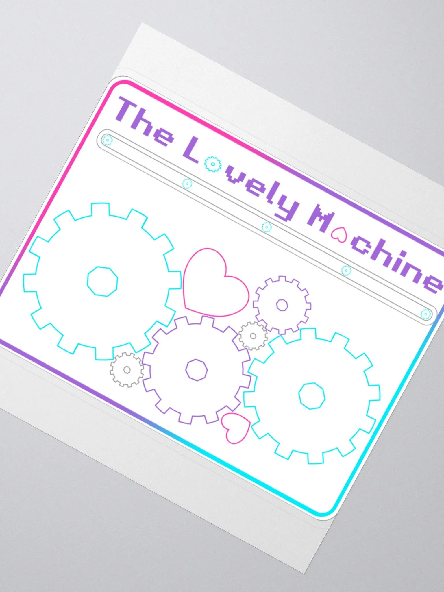 The Lovely Machine Cut Sticker product image (2)