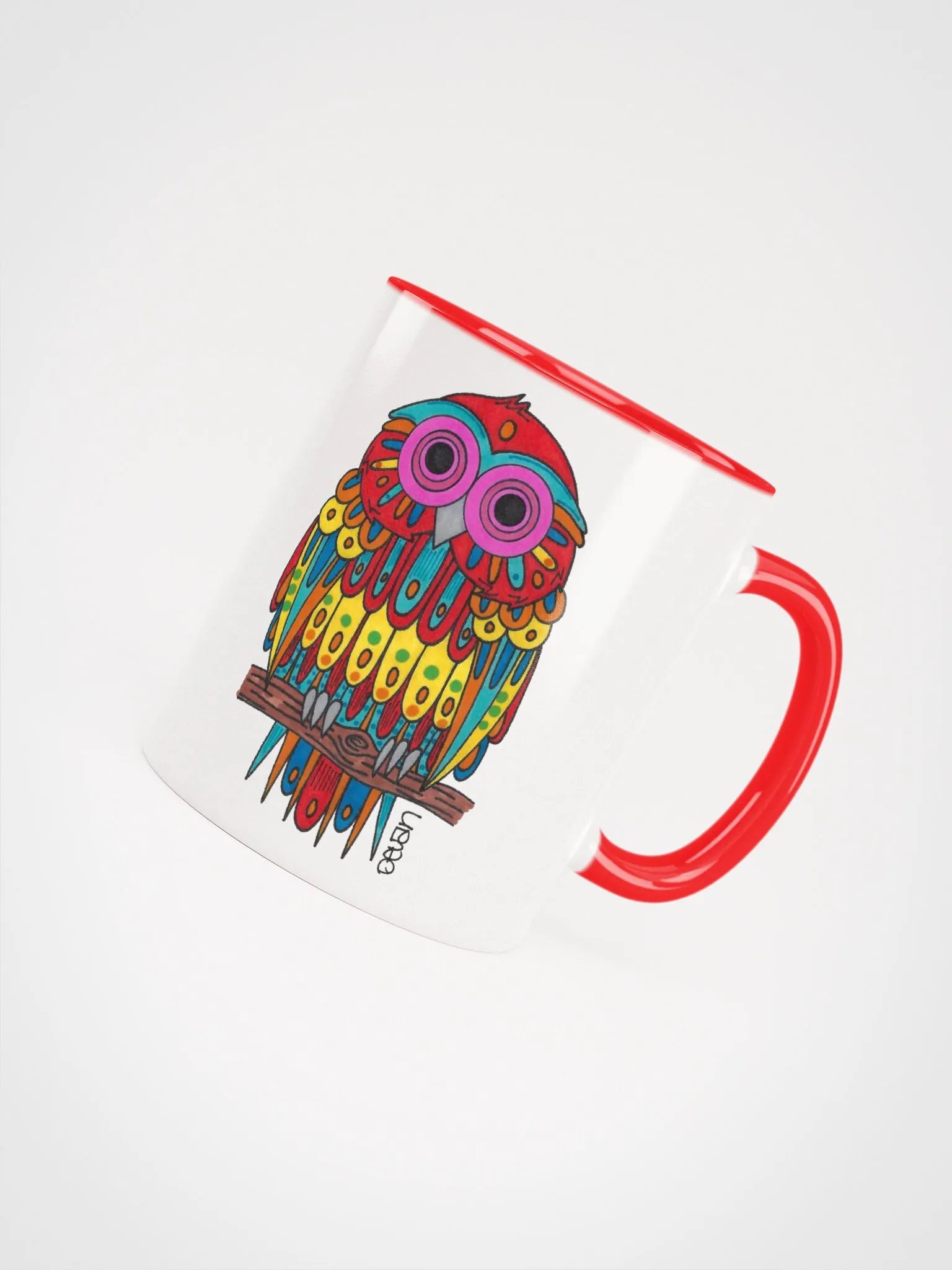 Cousins Owl: Flower Mug product image (4)