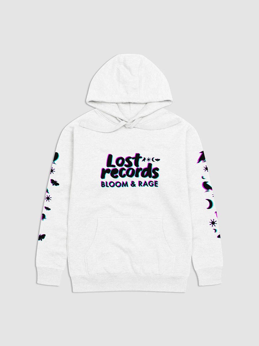 Lost Records: Bloom & Rage; Nora Malakian "FORGET" Hoodie Print (Raven, Sun, Moon, Moth) product image (2)