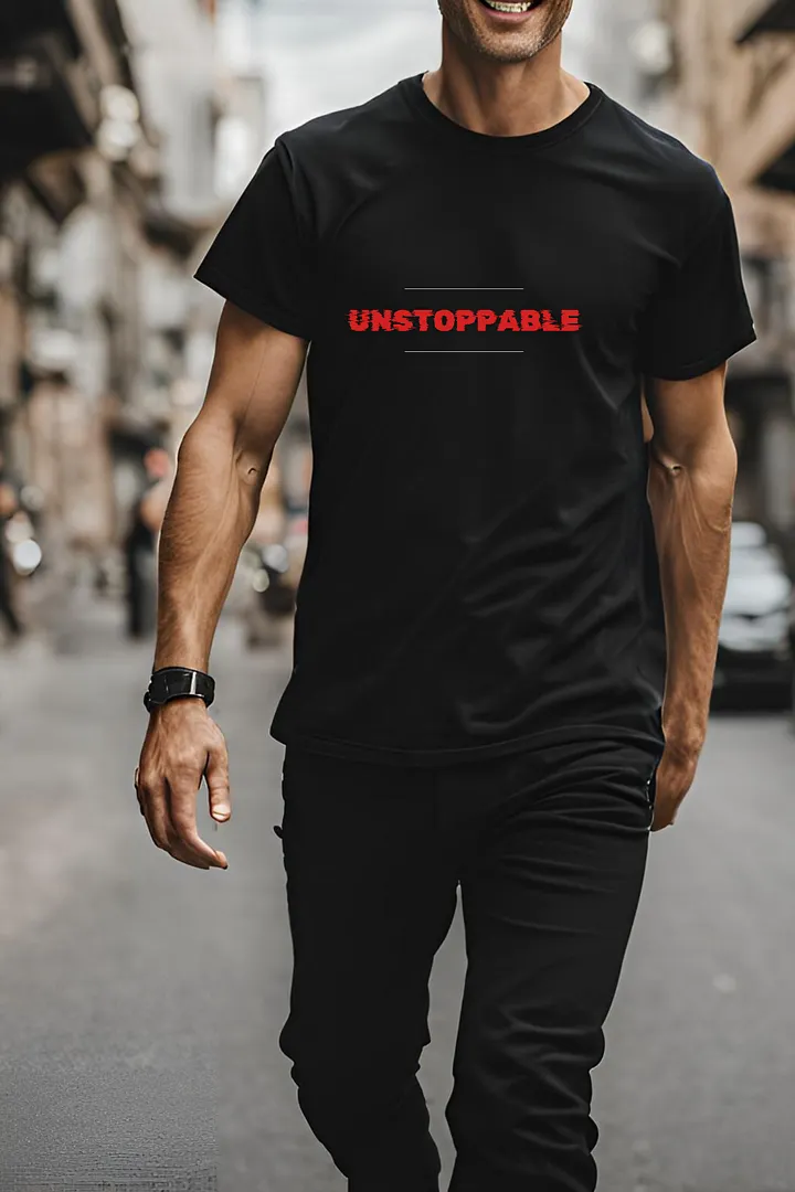 UNSTOPPABLE Distressed T-Shirt product image (1)