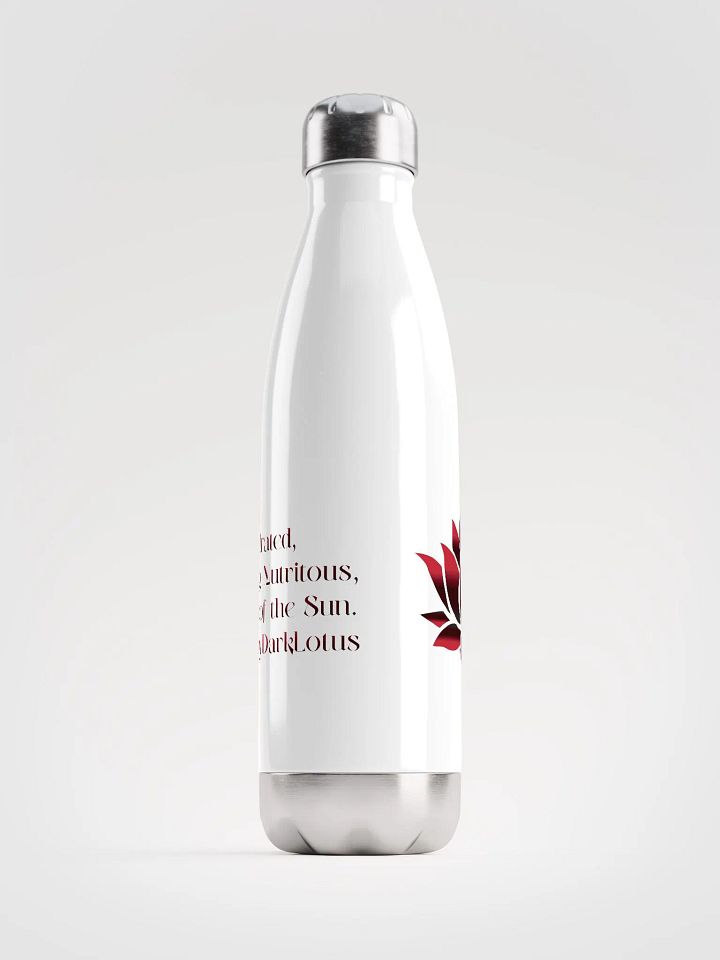 Logo with Tagline Water Bottle product image (1)