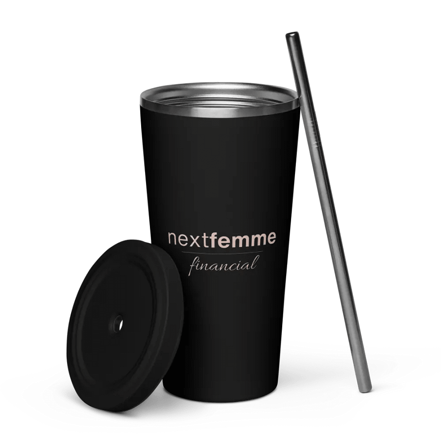 Insulated Tumbler Collection with Straw in Pink Logotype product image (6)