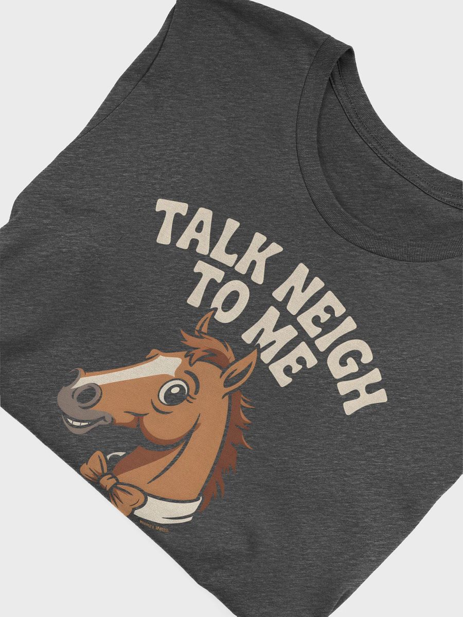 Whimsical Horse Pun Tee | Playful Equestrian Bowtie Design product image (5)