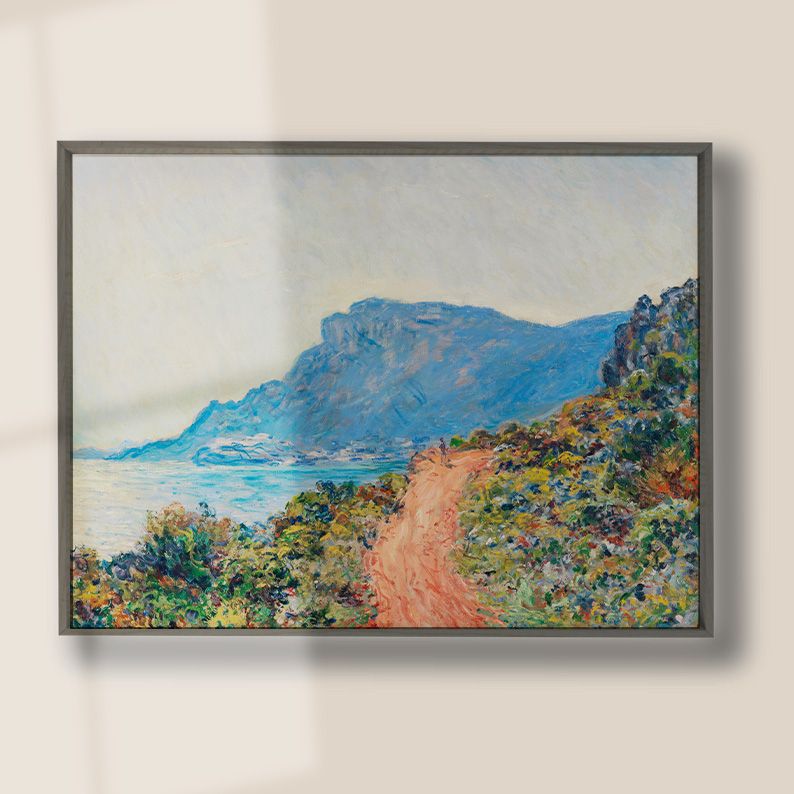 Peach& Blue Gallery Wall Set of 10 Vintage DIGITAL Prints product image (10)