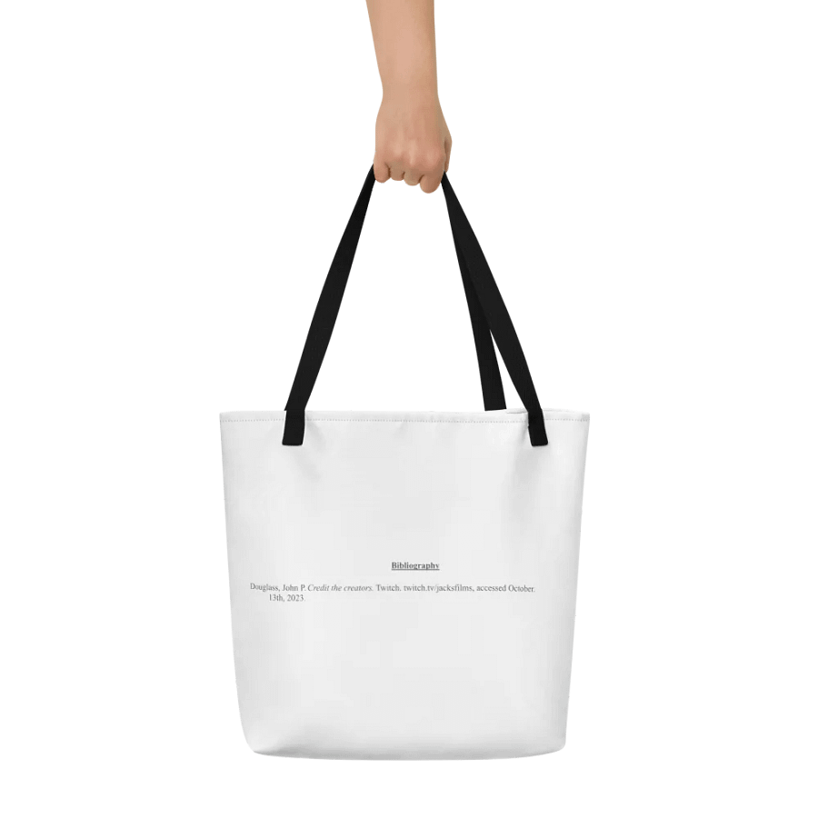 Credit the Creators Biblography Tote Bag product image (6)