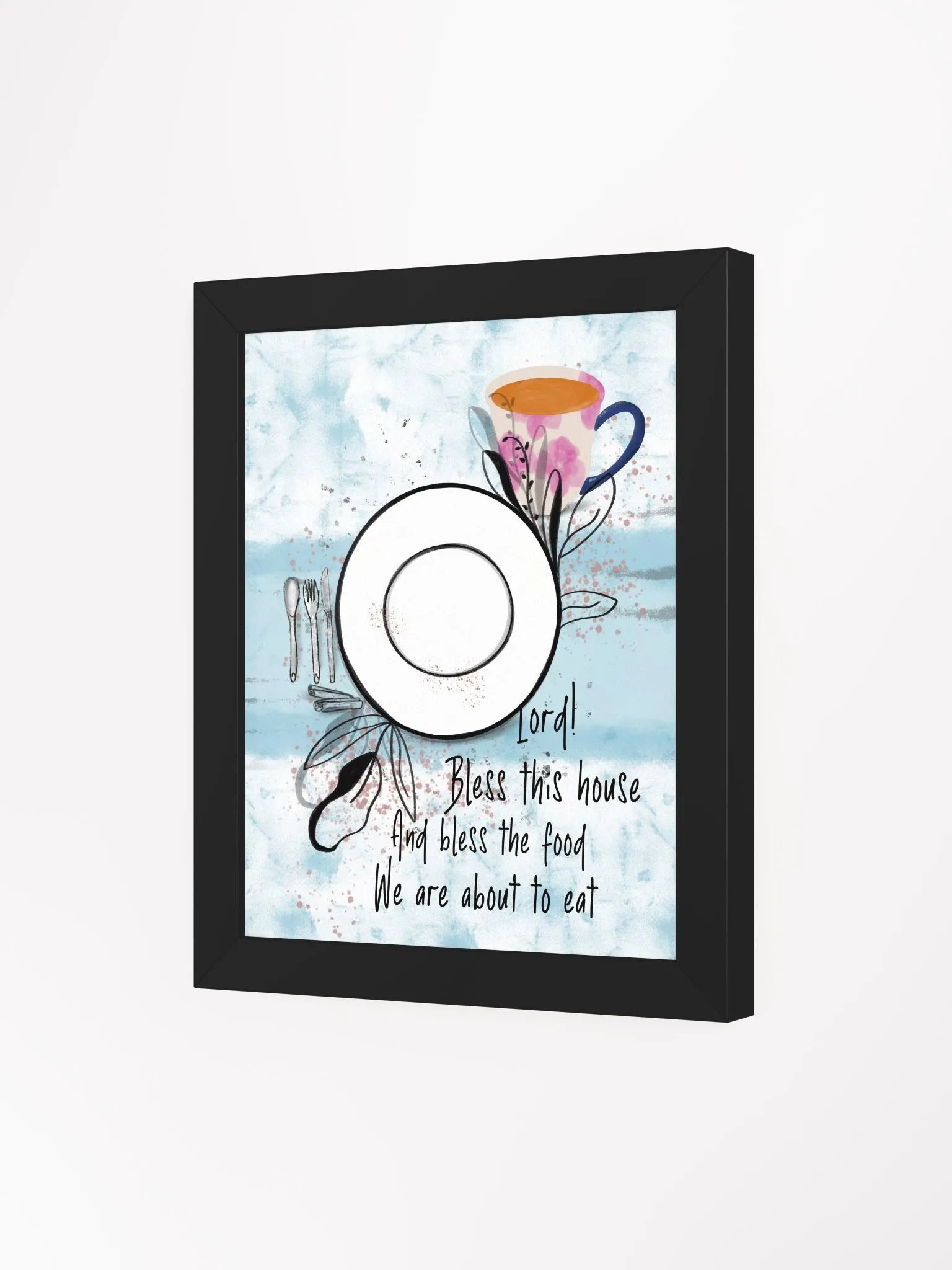 Bless This Food Framed Poster product image (1)