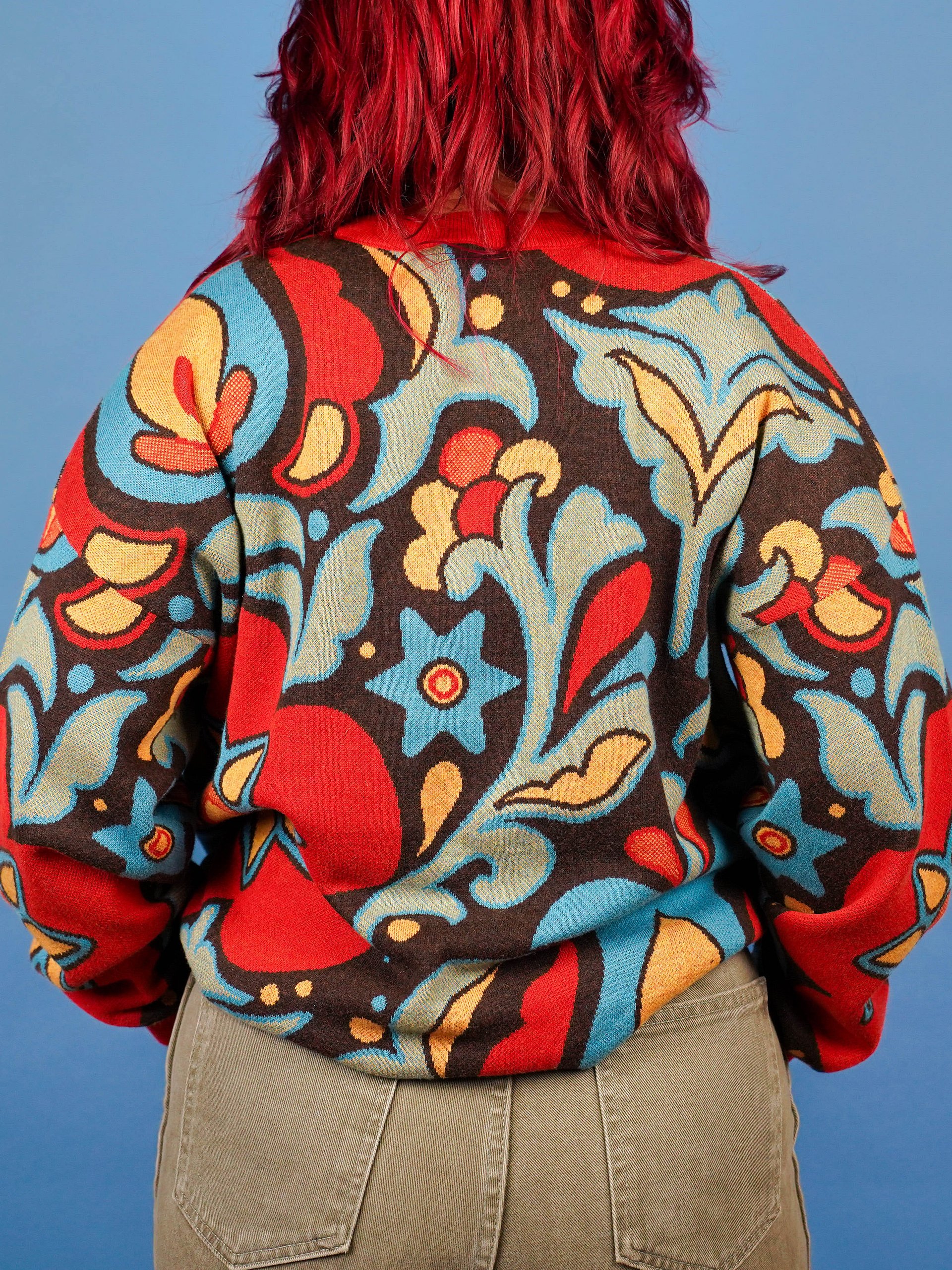 Botanical Wallpaper Sweater - Chili product image (2)