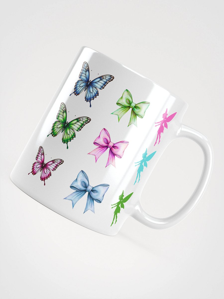 Fairy Magic Mug – Butterflies, Bows & Enchantment on Both Sides product image (4)