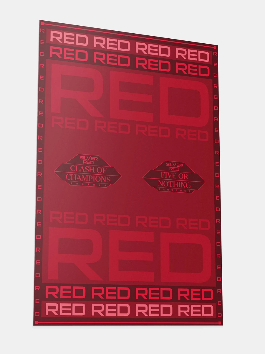 SILVER VS RED - ALL IN RED (poster) product image (3)