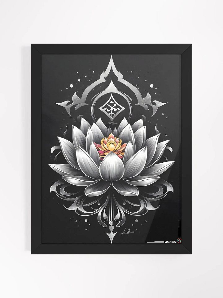 Lotus Zen Blossom : Framed Artistic Poster product image (1)