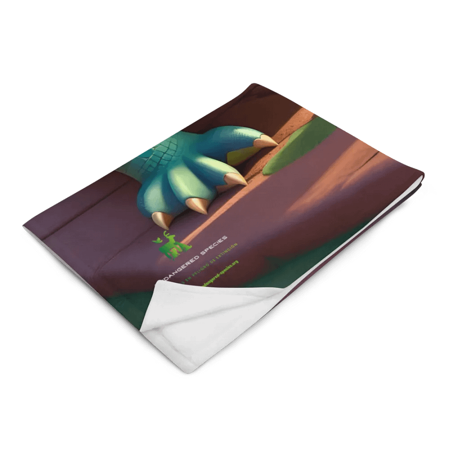 Endangered Species - Mexico - Morelet´s Crocodile Throw Blanket product image (4)
