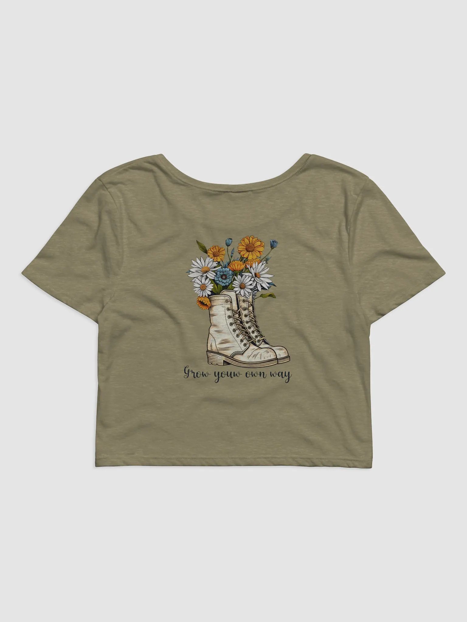 Grow Your Own Way T-Shirt – Celebrate Individuality and Nature product image (1)