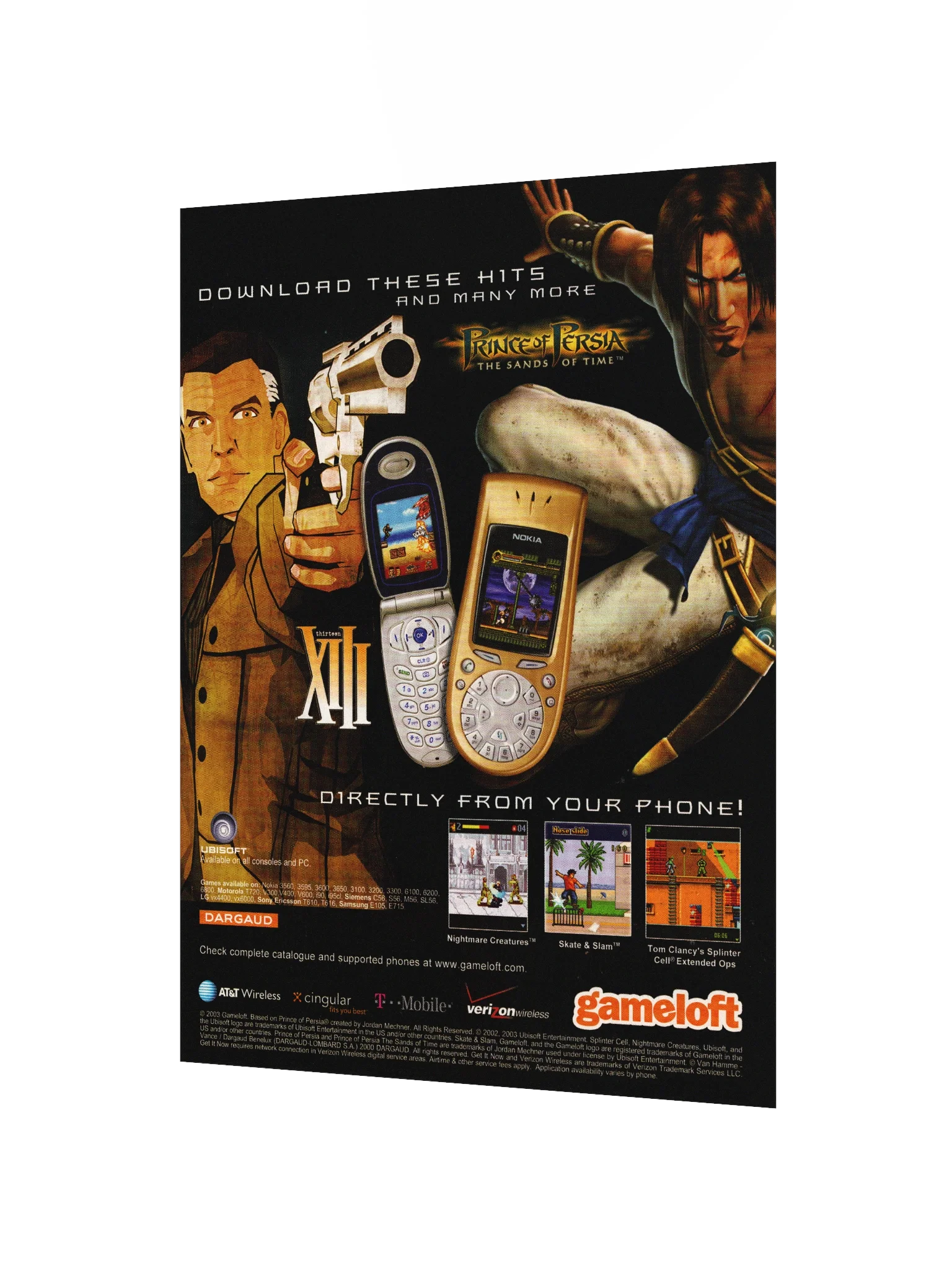 Gameloft Nokia N-Gage Games - Promotional Poster/Flyer product image (2)
