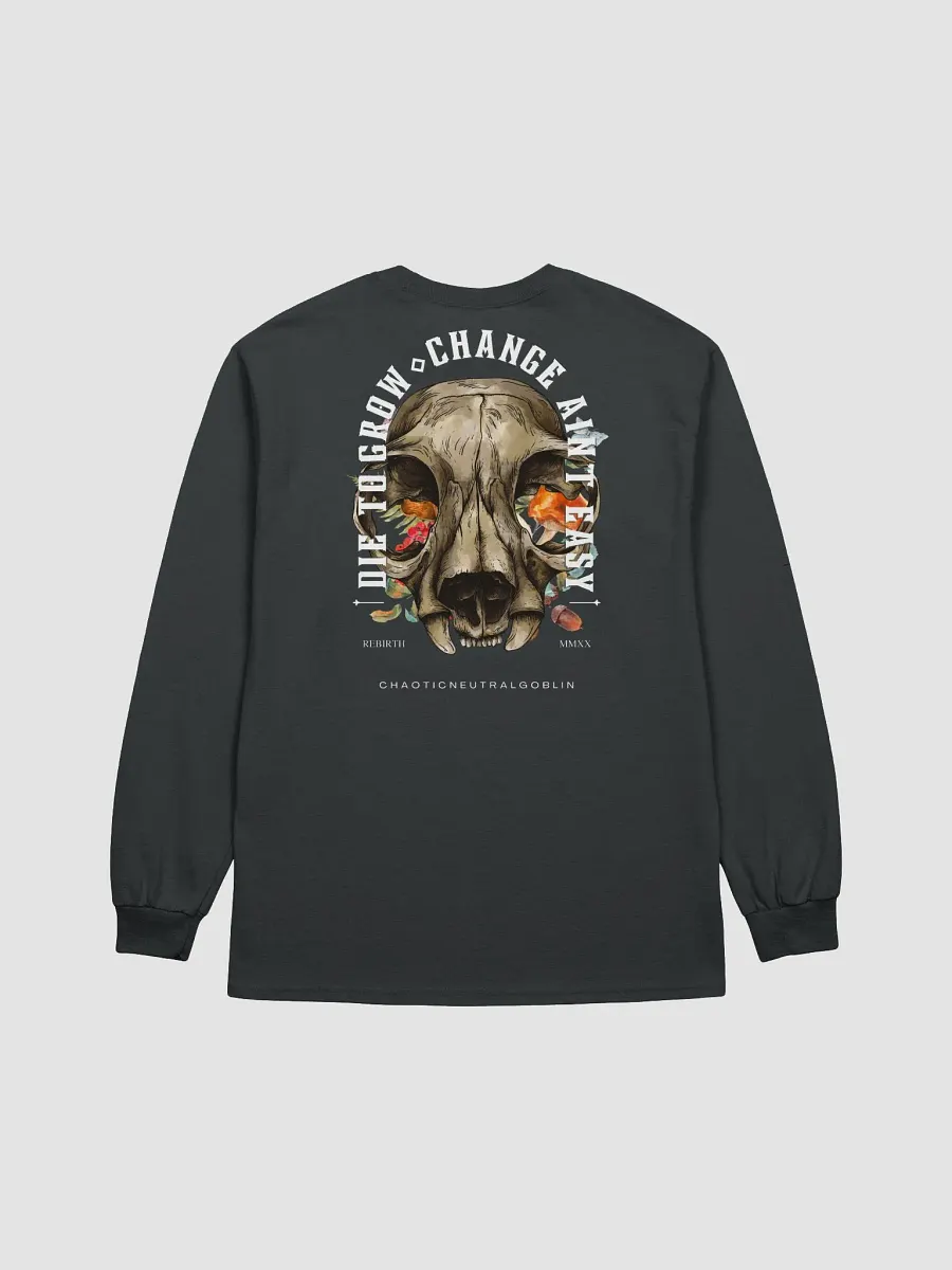 Rebirth Longsleeve (Blanc Script) product image (3)